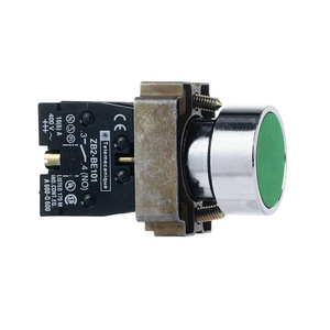 Telemecanique ZB2-BE101 <b>Push</b> <b>Button</b> <b>Switch</b> 400V 1NO Non-Illuminated IP40 Industrial Control - Product Image 1