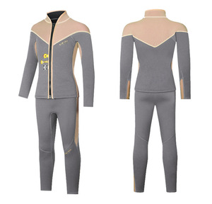 Çocuk çocuklar için iki parçalı neopren mayo profesyonel mayo erkek kız sörf kıyafeti dalgıç giysisi mayo W025 - Product Image 5