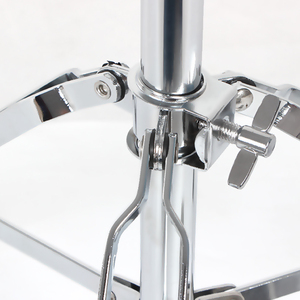 G510 Support <span class=keywords><strong>de</strong></span> <span class=keywords><strong>cymbale</strong></span> professionnel en aluminium à hauteur réglable avec pédale <span class=keywords><strong>de</strong></span> tambour - Product Image 3