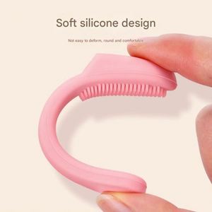 Brosse nettoyante faciale en silicone tendance, exfoliante manuelle, facile à nettoyer, outil de soin de la peau - Product Image 2
