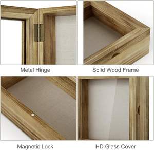 Caja <span class=keywords><strong>de</strong></span> marionetas <span class=keywords><strong>de</strong></span> <span class=keywords><strong>sombra</strong></span> <span class=keywords><strong>de</strong></span> madera Marco <span class=keywords><strong>de</strong></span> exhibición <span class=keywords><strong>de</strong></span> 8x8 pulgadas con marco <span class=keywords><strong>de</strong></span> recuerdo <span class=keywords><strong>de</strong></span> ventana <span class=keywords><strong>de</strong></span> vidrio - Product Image 4