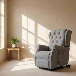Dual Motor Power Lift Elderly Recliner Chair <b>Zero</b> Gravity Design with Adjustable Headrest Lumbar Heating Support Mobility Wheels - Product Image 4