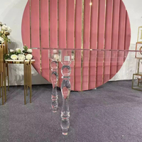 Rechteckige Luxus Event Hochzeit Ghost Acryl Tisch Party liefert klare Acryl Tisch