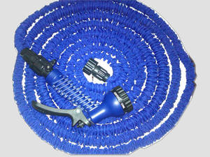 Tuyau d'arrosage de jardin extensible flexible en plastique double latex anti-corrosion, diamètre 3/4'', pression 0,2-1,6 Mpa, nouveau modèle - Product Image 2