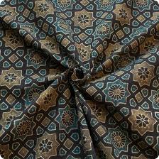 Tela Ajrakh 100% de la Mejor Calidad, Precios Accesibles, Tela Ajrakh Más Vendida, Hecha a Mano, Hermoso Estampado, Color Elegante - Product Image 4