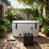 OHO Refroidisseur portable pour bain froid, équipement de récupération pour les utilisateurs de fitness à domicile, application de refroidissement à l'eau glacée