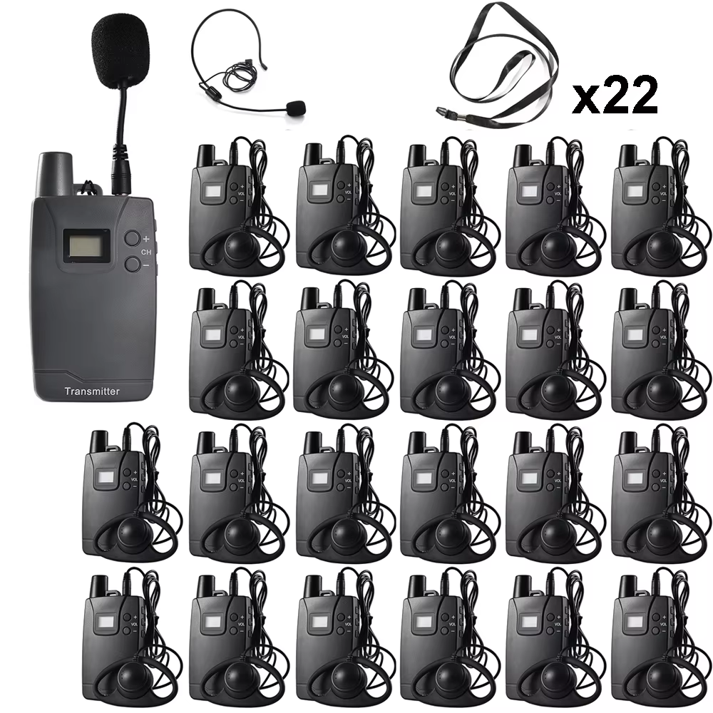Wireless Audio <strong>Guide</strong> System, Whisper Radio Tour <strong>Guide</strong> System, Tour <strong>Guide</strong> Headsets, Microphone and <strong>Speaker</strong> for <strong>Factory</strong> School