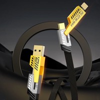 Meilleur prix Câble de charge 4 en 1 PD 27W USB vers 8 broches Câble pour iPhone Chargeur PD 65W Type-C vers Type-C Câble USB vers Type-C Chargeur