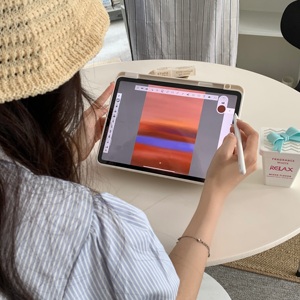 Nouvelle conception, étui de protection pour tablette antichoc avec séparation magnétique, motif chiot mignon Instagram, pour <span class=keywords><strong>iPad</strong></span> 5/6/<span class=keywords><strong>7</strong></span>/8/<span class=keywords><strong>9</strong></span>/Pro 2 3 - Product Image 2