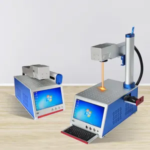 Mini imprimante Laser commerciale Raycus, 20/30W, appareil à graver en Fiber, pour ordinateur, bijoux en métal, bagues et bracelets