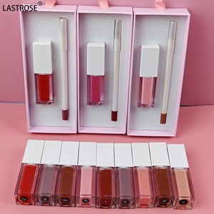 Kit de Maquillage Marque Blanche: Rouge à Lèvres Liquide, <span class=keywords><strong>Crayon</strong></span> Contour des Lèvres Mat Naturel Nude Marron <span class=keywords><strong>et</strong></span> Brillant à Lèvres Crème - Product Image 5