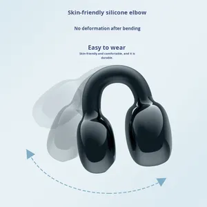 Auriculares de Silicona con Clip para la Oreja, Conducción Aérea, Un Solo Auricular, Nuevo Estilo Moderno, Deportivos, Menos de 3 Horas de Duración, JL BK - Product Image 3