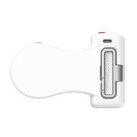 TELESIN 15W Poignée magnétique pour téléphone avec flash 5000 Lux CCT, lumière d'appoint, contrôle du déclencheur et du zoom, pour vlogging sur smartphone, en ABS