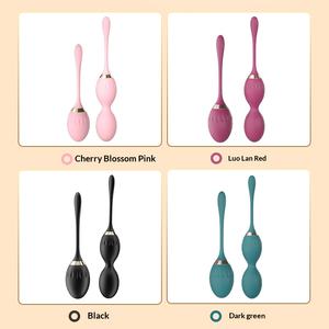 <span class=keywords><strong>Bolas</strong></span> de Kegel para Fortalecimiento Vaginal - <span class=keywords><strong>Bolas</strong></span> Ben Wa de Doble Peso, Entrenador de Músculos Pélvicos, Silicona Segura para el Cuerpo, Recuperación Posparto, Paquete Económico - Product Image 6