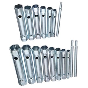 7PC/10PC 8-19mm 6-22mm Metric Tubular Box <strong>Wrench</strong> <strong>Set</strong> <strong>Tube</strong> Bar Spark-Plug Spanner for Automotive Plumb Repair Steel Double Ended - Product Image 3