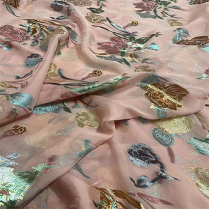 Tela Jacquard <span class=keywords><strong>de</strong></span> brocado Lurex colorido <span class=keywords><strong>de</strong></span> gasa <span class=keywords><strong>de</strong></span> seda Ggt <span class=keywords><strong>de</strong></span> Somalia Dirac - Product Image 4