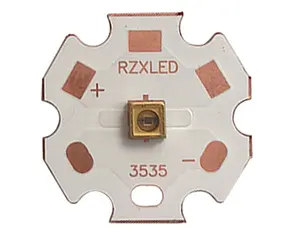 RZXLED LED UV-C 222NM 245nm 243nm 250NM 254NM 255NM 260NM 3W Deep Ultraviolet Light Board 20mm PCB