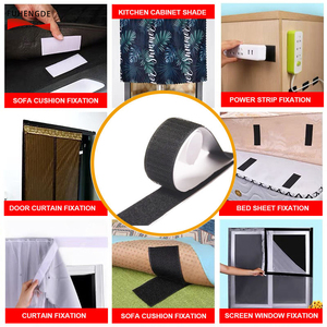 Cintas Adhesivas de Doble Cara con Gancho y Bucle, Ecológicas, de Poliéster/Nailon, Autoadhesivas, para Oficina, Hogar y Bricolaje - Product Image 4