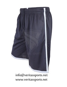 Pantalones Cortos de Baloncesto Veritas Sports de Alta Calidad, Nuevo Estilo, para Correr, Deportivos, de Poliéster/Algodón, Cintura Alta con Cordón Ajustable, Elegantes - Product Image 2