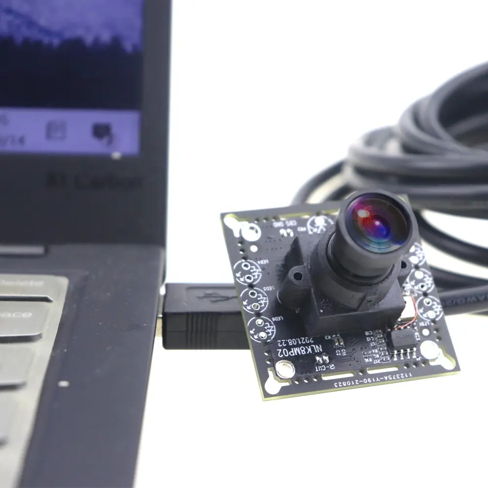 กล้องเอนโดสโคป Fisheye ขนาด 180 องศาขนาดเล็ก 1080p มุมกว้างโมดูลกล้องดิจิตอล Full HD USB