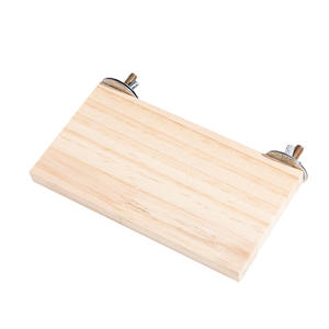 Parrot Toys Solid Wood Platform Birdcage Accessories Bird Supplies Utensils <b>Hamster</b> Jumping Platform - Product Image 2