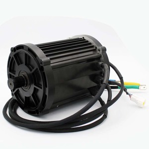 มอเตอร์แบบไร้แปรงถ่าน 72V 5000W รุ่นใหม่ สำหรับมอเตอร์ไซค์  มอเตอร์กลางแบบกันน้ำ IP67  มอเตอร์ฮับ 5000W ความเร็วสูง - Product Image 2