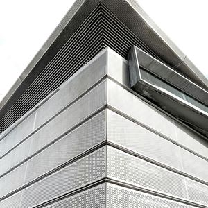Système <span class=keywords><strong>de</strong></span> bardage extérieur en aluminium PRIMA, design moderne, façade continue, décoration extérieure <span class=keywords><strong>de</strong></span> bâtiment commercial - Product Image 1