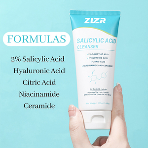 Nettoyant Visage Moussant à l'Acide Salicylique et Niacinamide – Nettoyage Profond, Contrôle du Sébum, Apaisant, Hydratant, Adoucissant pour la Peau - Product Image 1