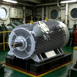 มอเตอร์เหนี่ยวนำแม่เหล็กซิงโครนัสสามเฟสเสียงรบกวนต่ำ 3000W มอเตอร์แม่เหล็กถาวรความถี่แปรผัน มอเตอร์กำลังสูง - Product Image 5