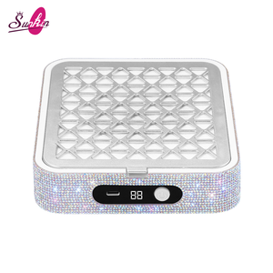 Aspirateur à ongles de bureau pour usage domestique, avec filtre en papier, faible bruit, pour la décoration de strass AB, collecteur de poussière pour salon de manucure - Product Image 1