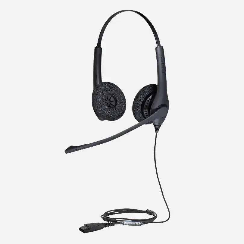 Jabra Biz 1500 USB-A QD Duo Mono Professional Wired Call Center Headset for Crystal Clear Calls