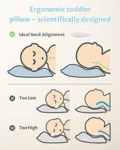 Toddler <b>Pillow</b> with Satin Pillowcase 13x18 Inch Soft Baby,kids,children <b>Pillow</b> for Sleeping,white - Product Image 3