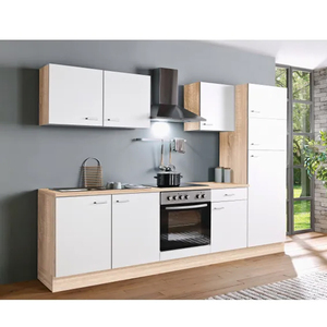 Cucina Compatta Moderna per Interni con Moduli Completi, Armadietti per Organizzazione, Frigorifero, Fornello <span class=keywords><strong>e</strong></span> Lavello - Product Image 1