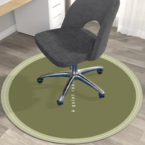 سجادة اسكندنافية عصرية مستديرة من كلوريد البولي فينيل مانعة للإنزلاق سجادة أرضية لكرسي دوار للمكتب والدراسة ومنطقة القراءة المنزلية - Product Image 6