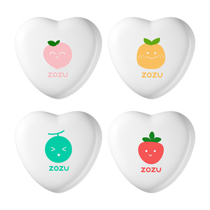 Baume à lèvres hydratant ZOZU Private Label, goût fraise pêche, baume à lèvres en boule, baume à lèvres bio - Product Image 1