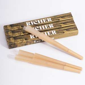 Conos de Fibra Natural Enrollados a Mano Personalizados - Marrón Clásico de Combustión Lenta con Logotipo Personalizable - Product Image 6