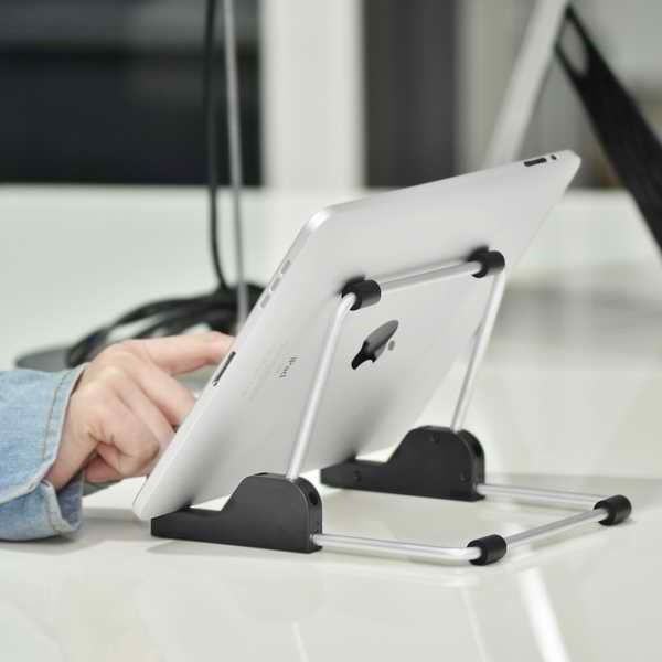 Topfree TS-02 Online Course Tablet Stand Heavy Base Desktop Extendable Rotating Metal
