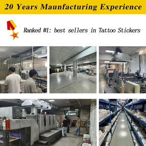 カスタマイズ可能 ホワイト キッズ テンポラリー 防水 水転写 タトゥー 顔・体用 おしゃれな ペーパーステッカー オリジナルタトゥー - Product Image 6