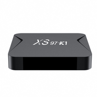 OEM/ODM XS97 K1, Receptor Android TV de 4 Núcleos y 64 bits, Android 10, Resolución 4K, Procesador Allwinner H313, 2GB WiFi, Popular