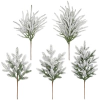 Aiguilles de pin Branche Cyprès Feuilles Arrangement De Fleurs Décoration De Noël Plantes Vertes Artificielles