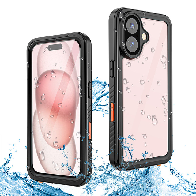 Redpepper IP68 Waterproof Case for iPhone 16 Full-body Rugged Shockproof Protective Phone Case for iPhone 16 6.1 Inch 2024