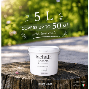 41 SOFT VIOLET 5lt LaChalk the evolution of <b>chalk</b> paint Where <b>chalk</b> meets resin: Hybrid <b>Chalk</b> Resin Paint made in Italy - Product Image 2