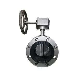 DN100 center line flanged butterfly valve factory price