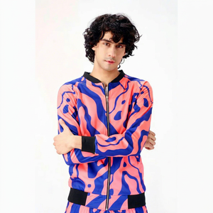OEM Drawstring Custom Printed Spandex Autumn <b>Tracksuit</b> High Quality Lightweight Quick Dry Unisex 2 1 Set 3D Embroidery Jogging - Product Image 1