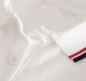 2025 personalizzabile vendita calda vestiti per neonata abiti di cotone per bambini estate rosa/bianco/<span class=keywords><strong>nero</strong></span> Polo Dress - Product Image 6