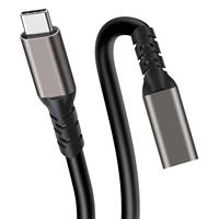 Cable de Extensión USB 4 de 20 Gbps para Thunderbolt 4, Extensor USB C, Adaptador Tipo C Macho a Hembra para Hub USBC, iPhone 17/16, iPad