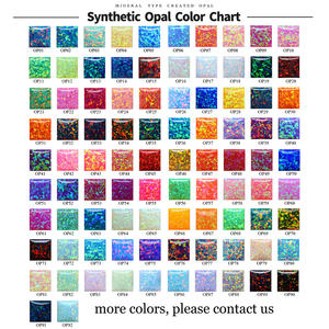 <span class=keywords><strong>Opale</strong></span> synthétique d'<span class=keywords><strong>ananas</strong></span> de couleur jaune OP04 avec trou - Product Image 4