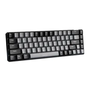 Ajazz K685T 68 Keys 65% Wired Usb Gaming Backlight Keyboard OEM Keyboard Mechanical Keyboard For Laptop Gamer