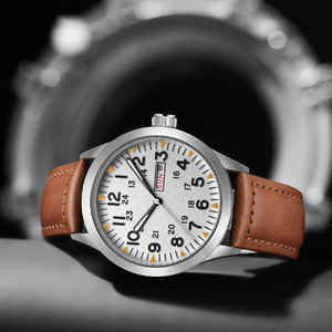 Heren Luxe Quartz Horloge Heren Piloot Sport Klok Waterdicht Lichtgevend Horloge Voor Heren - Product Image 3