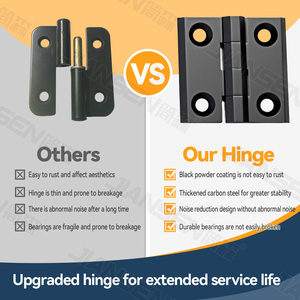 Chất lượng cao tùy chỉnh công nghiệp gấp thép carbon trượt phần cứng cửa chuồng cho cửa gỗ - Product Image 4